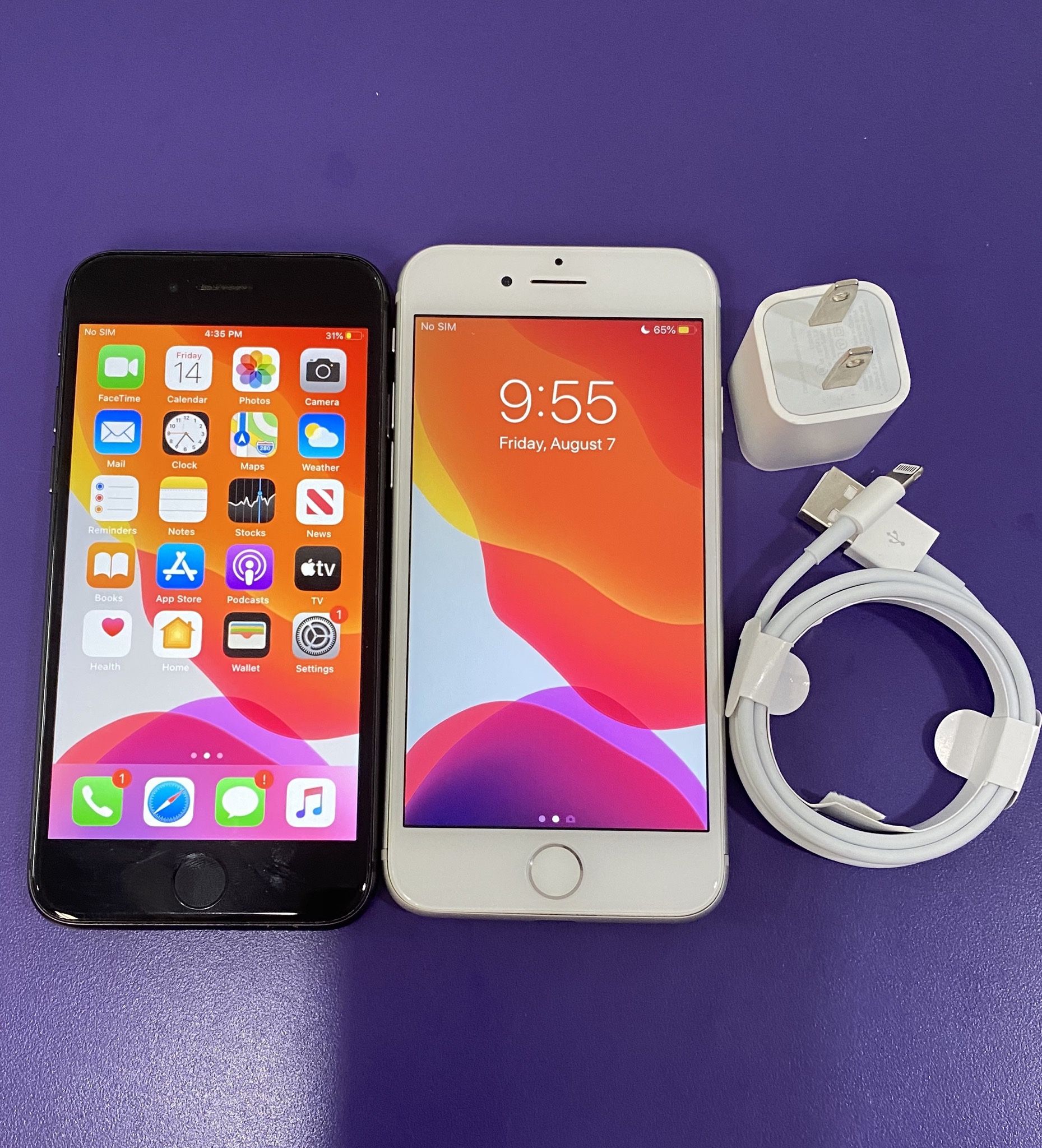 Factory unlocked apple iphone 64 gb, store warranty $200 each