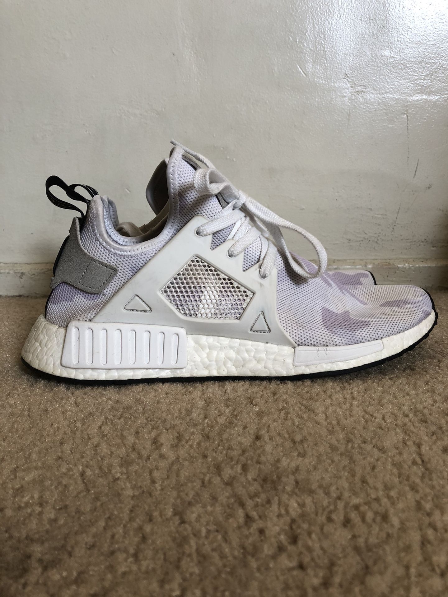ADIDAS NMD XR1 'WHITE CAMO' Sz 10