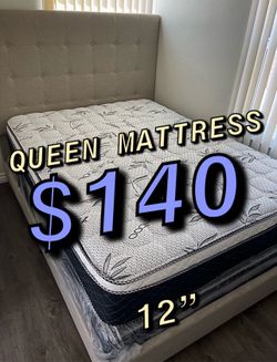 New Queen mattress only $140