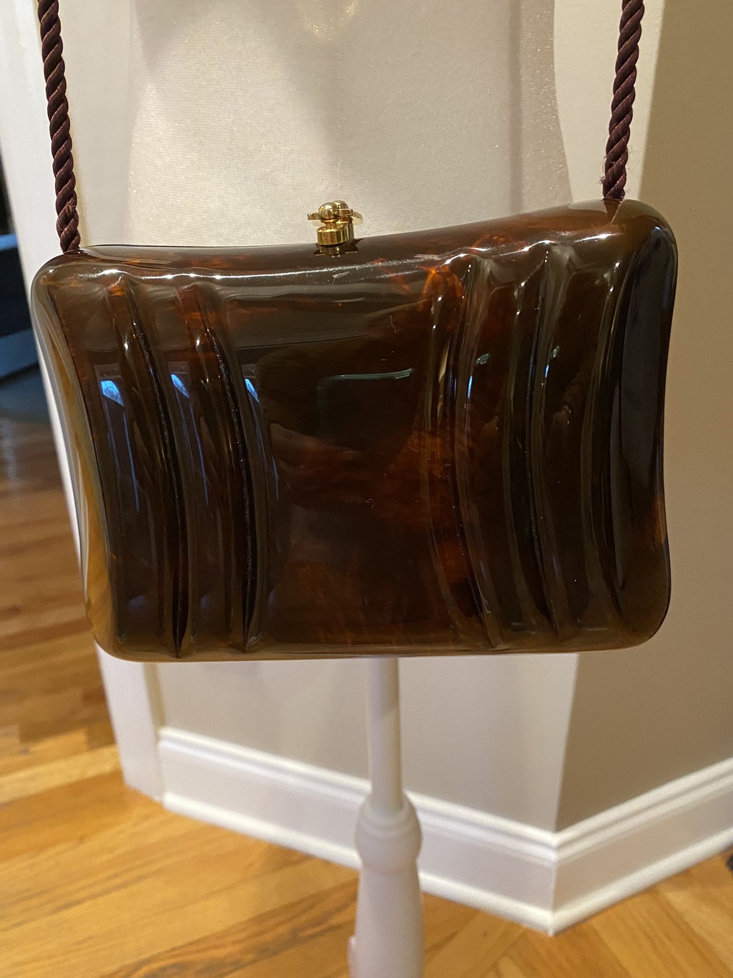 Brown Small Crossbody Acrylic Purse