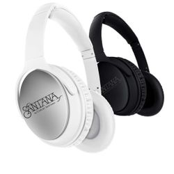 SANTANA BLUETOOTH HEADPHONES PREMIUM LEATHER ACTIVE NOISE CANCELING 