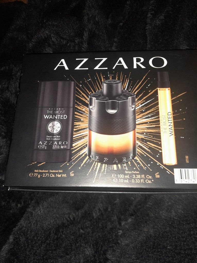 Azzaro Most Wanted 3 Piece Perfume Gift Set
