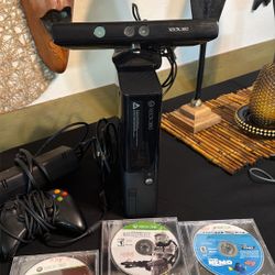 Xbox 360  With 4 Games $100 Obo 