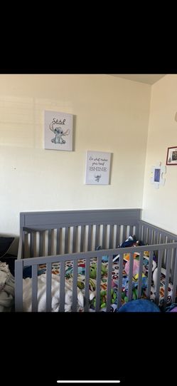 Baby Crib With Mattress