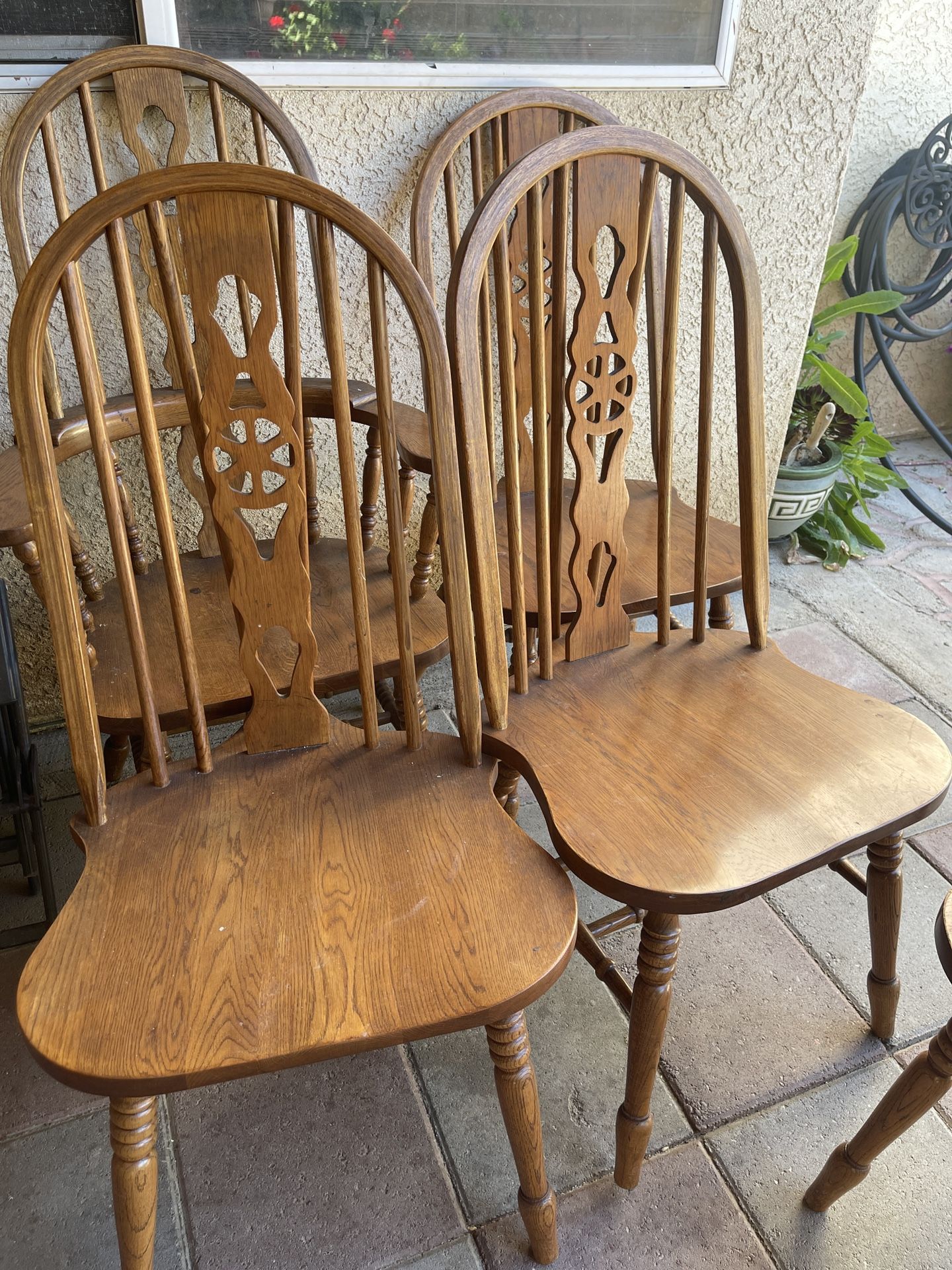 Wooden Oak Chairs