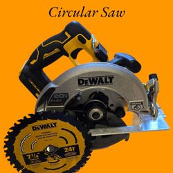 Dewalt 20v Flexvolt 7-1/4 Circular Saw (Tool-Only) 