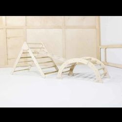 Extendable Play Wilder 3 piece pikler set