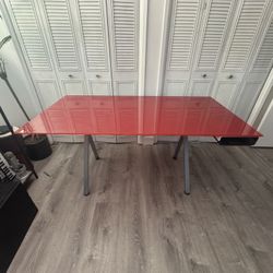 Custom Glass Desk