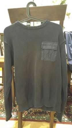 Vintage Ralph Lauren Polo Sport Black Sweater Size Large