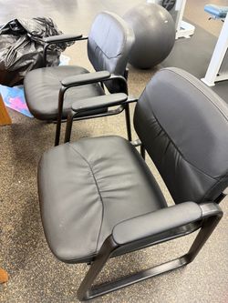 Desks and chairs