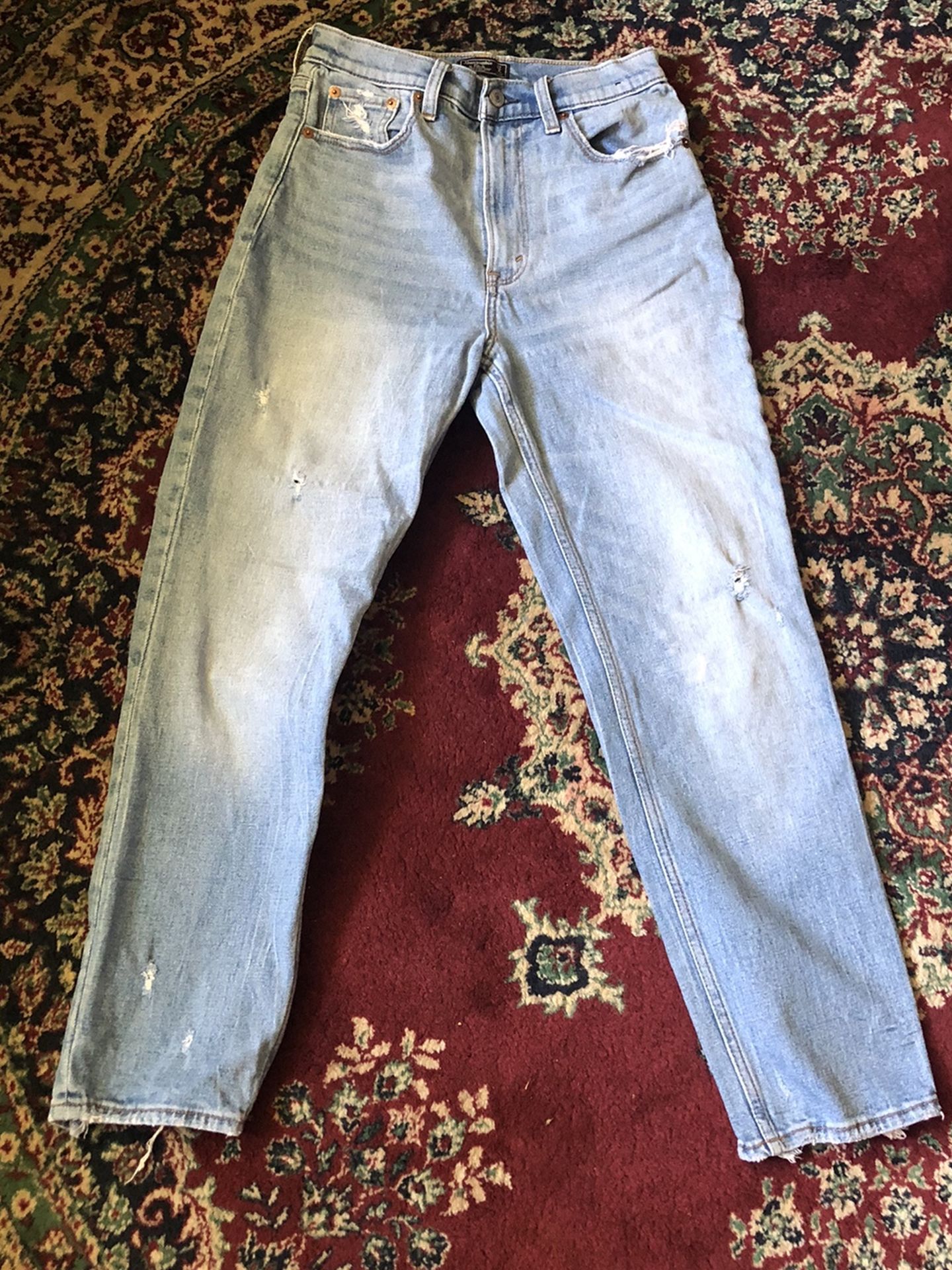 Abercombie and Fitch Mom Jeans