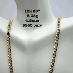 18k Gold Chain 
