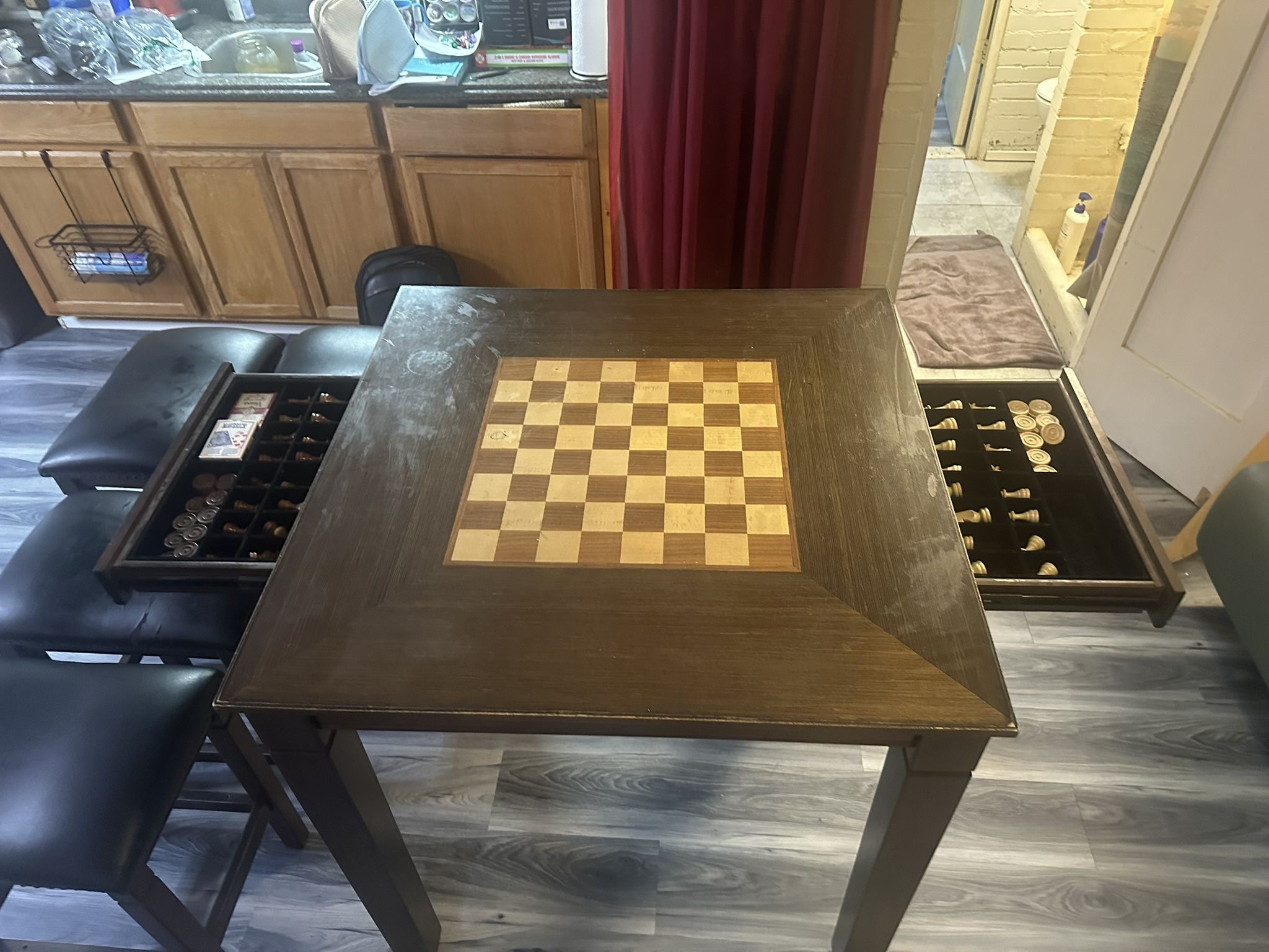 Costco Pub-Height Game Table + 4 Stools