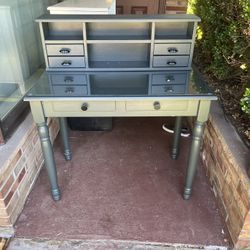 Dark Green Desk