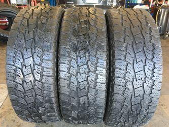 3 tires of 2756520 Toyo used tires