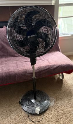 Holmes 16" Stand Fan - Big Breeze - Oscillating, Adjustable Height
