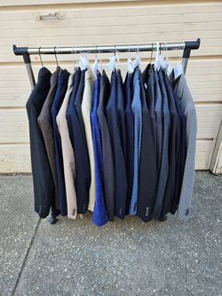 14 used brand name jackets size 38