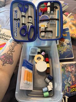 Complete Sewing Kit Bundle – Scissors, Thread, Needles & Accessories