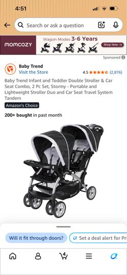 Brand new in box double stroller