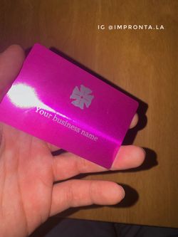Customized Metal Business Cards