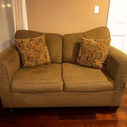 Dark Tan Couch/Loveseat