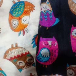 New Printed Owl Stole For Women