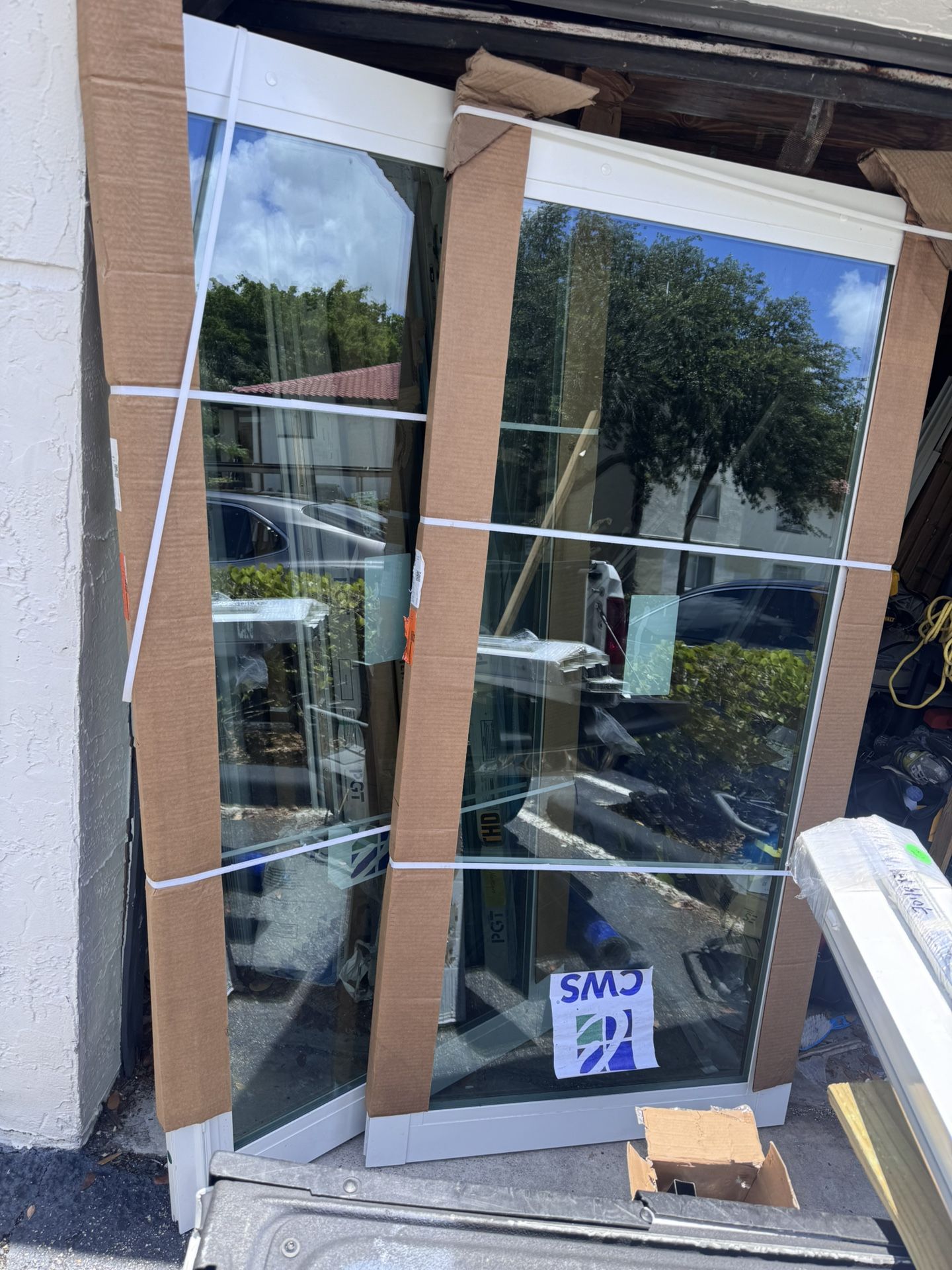 72x80 CWS Impact Sliding Glass Door