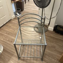 I Have A Hard Table And Two Glass End Tables