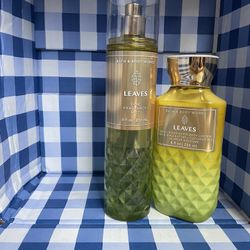 🍃NEW!! Bath & Body Works Leaves Body Care Set