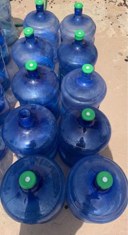 Empty water jugs