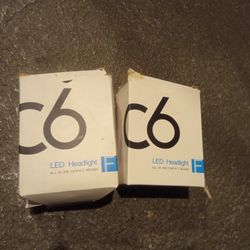  H7 C6 LED 36W 7600 Lume Car Headlight Conversion Kit