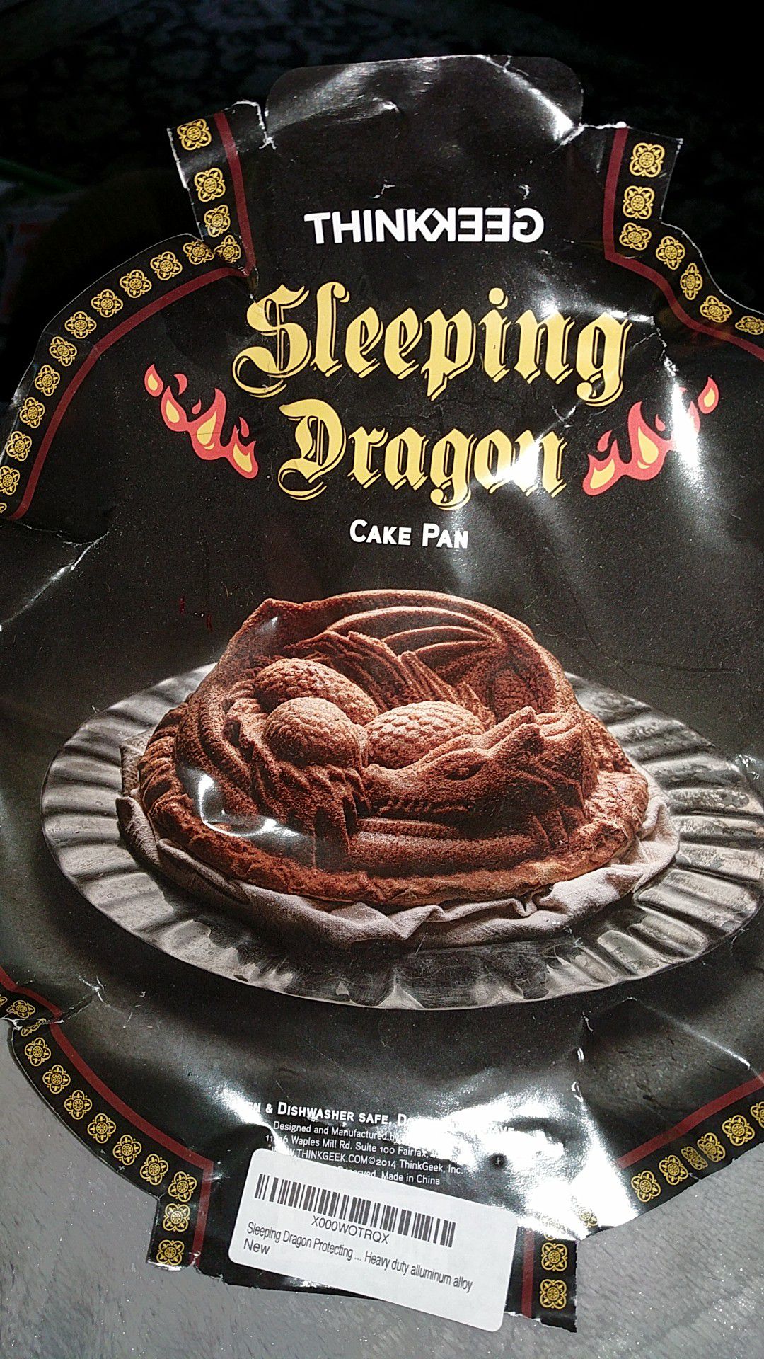 Sleeping dragon. cake pan for Sale in Fayetteville, NC - OfferUp