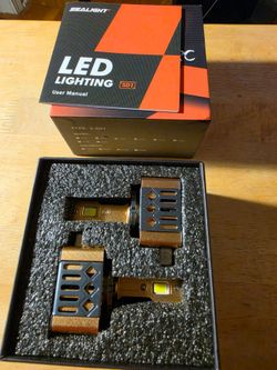 SEALIGHT SCOPARC SD1 240000LM LED SUPER BRIGHT HEADLIGHT BULBS  (Brand New)