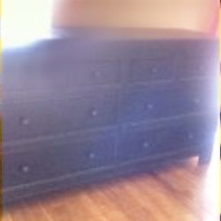 Pottery Barn Farmhouse 6-Drawer Dresser (Charcoal) 🔥