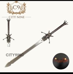 Prop devil may cry sword FAKE not real for cosplay