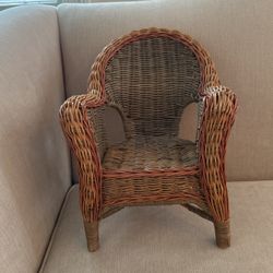 Doll Chair Wicker