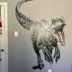 T-REX JURASSIC WORLD FALLEN KINGDOM Reusable Vinyl Wall Decal