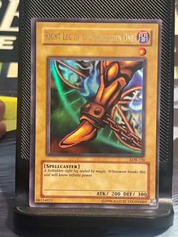 Yugioh! Right Leg of the Forbidden One LOB-EN120 Ultra Rare Unlimited NM
