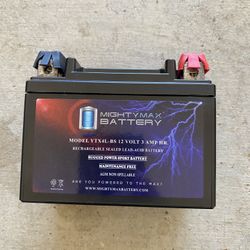 12 Volt Mighty Max 3 Amp Hour Rechargeable Battery 