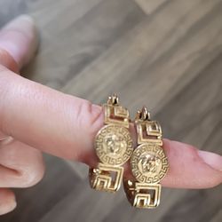 Authentic Versace Earring Set