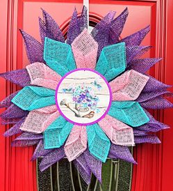 Pastel Welcome Wreath