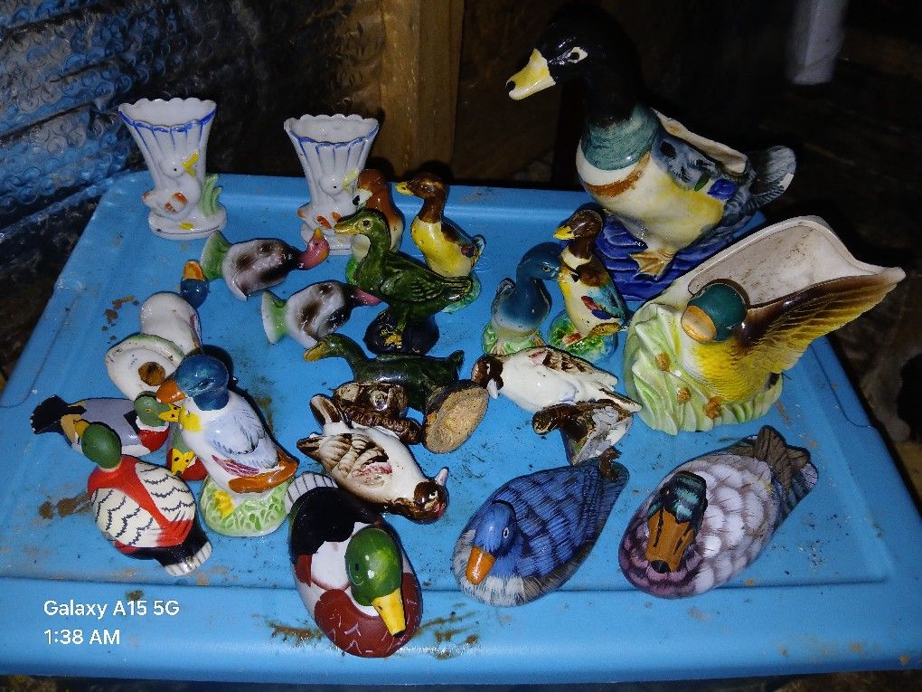 Mallard Duck Salt And Pepper Shakers