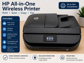HP OfficeJet 4650 All-in-One Wireless Printer