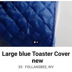 NEW* LARGE TOASTER COVER