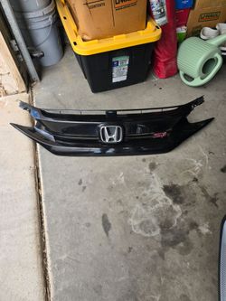 Honda Civic Si Front Grille Black OEM