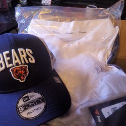 Chicago Bears Hat & Shirt 