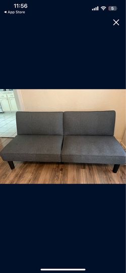 Gray sofa bed