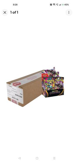 Black pitch etb,/booster bundle/booster display cases