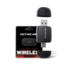 H-Air2.0 Wireless CarPlay & Android Auto Adapter, 2025 Upgrade, Plug & Play USB Dongle, Convert Wired CarPlay Auto to Wireless, For Apple iPhone & And