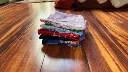 Assorted color of bandannas